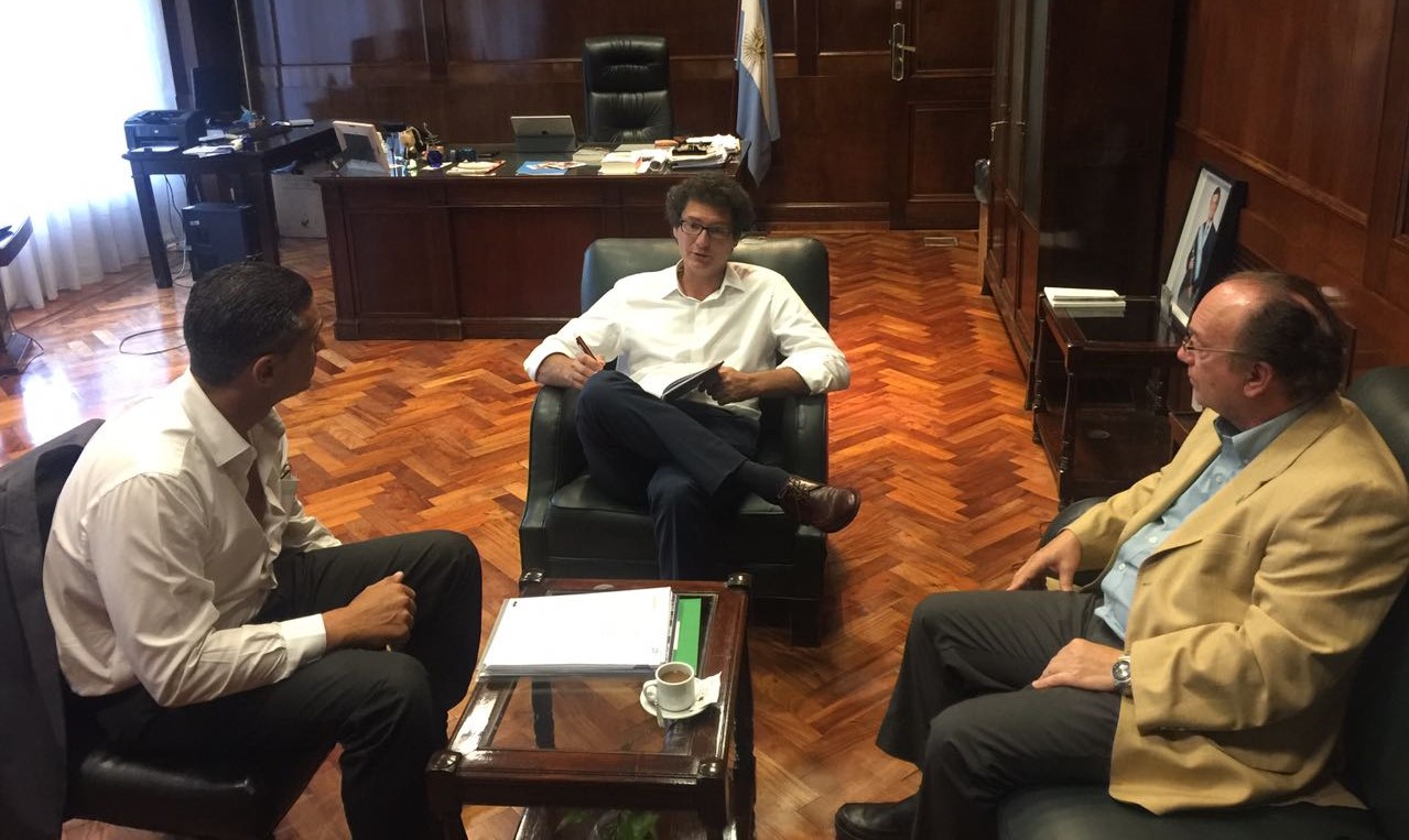 Occhipinti y Malti se reunieron con el secretario Pyme de la Nación